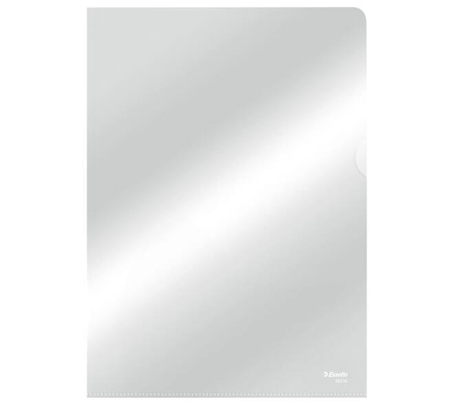 Insteekmap L-model Esselte standaard copy safe 0.11mm PP  A4 transparant 10 stuks