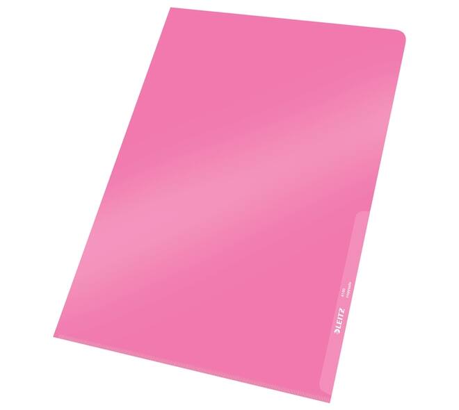 Insteekmap L-model Leitz Premium copy safe 0.15mm PVC A4 rood 100 stuks