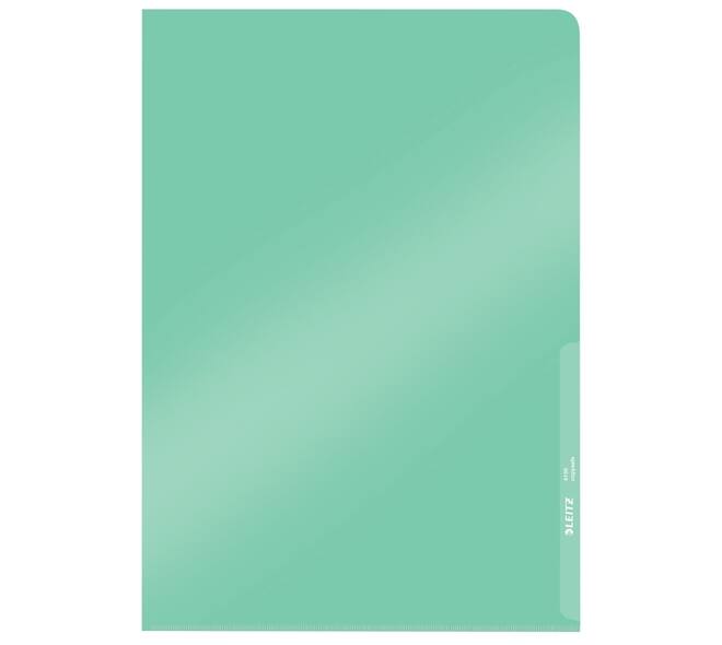 Insteekmap L-model Leitz Premium copy safe 0.15mm PVC A4 groen 100 stuks