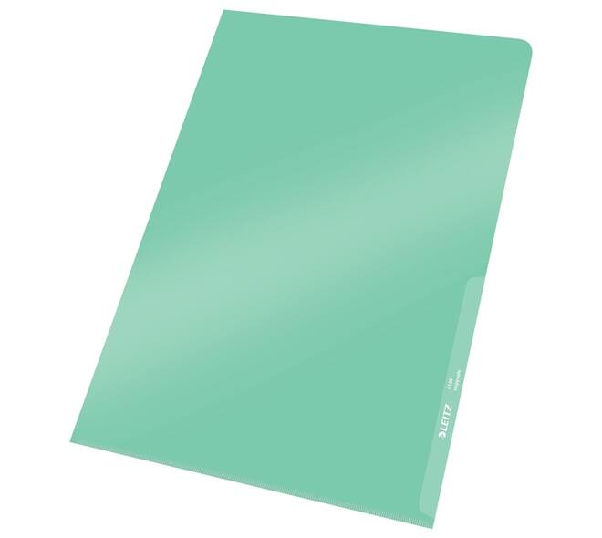 Insteekmap L-model Leitz Premium copy safe 0.15mm PVC A4 groen 100 stuks