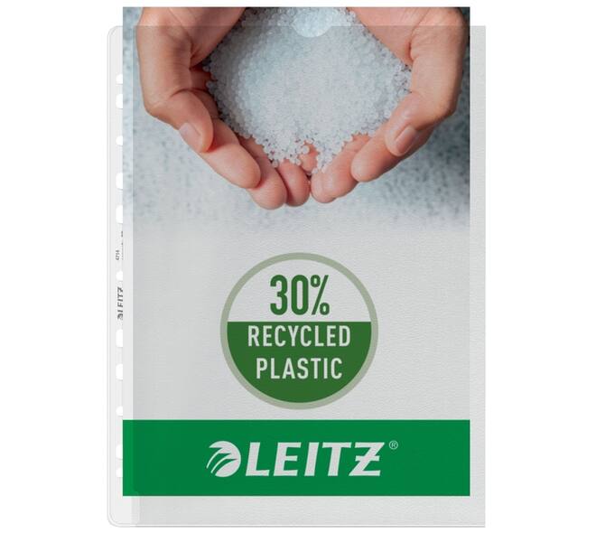 Showtas Leitz Premium links open 0.13mm PP A4 transparant 100 stuks