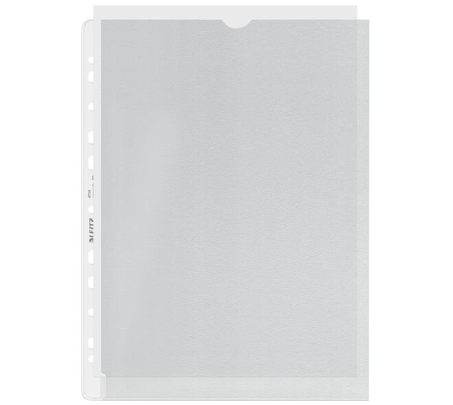Showtas Leitz Premium links open 0.13mm PP A4 transparant 100 stuks
