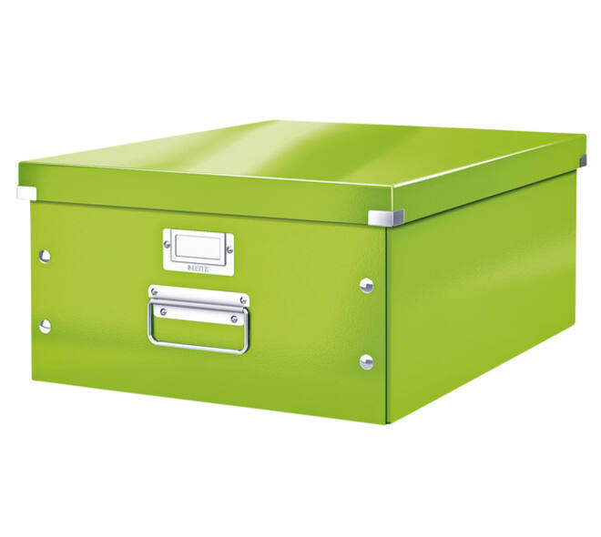 Opbergdoos Leitz Click & Store WOW groot 369x200x482mm groen