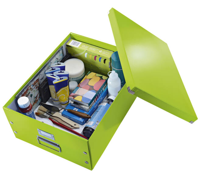 Opbergdoos Leitz Click & Store WOW groot 369x200x482mm groen