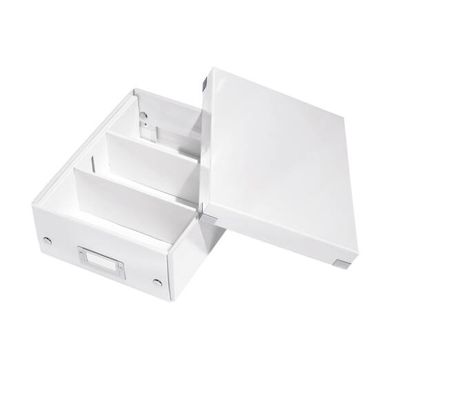 Sorteerbox Leitz WOW Click & Store 220x100x282mm gerecycled karton wit