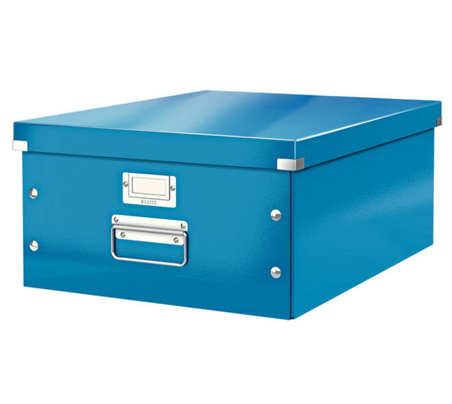 Opbergdoos Leitz Click & Store WOW groot 369x200x482mm blauw