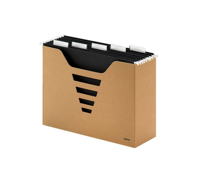 Hangmappenbox Kraft Line A4 + 5 hangmappen