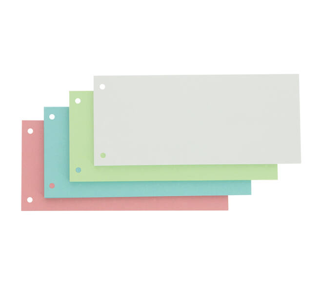 Scheidingsstrook Oxford smal 240x105mm 190gr assorti 100 stuks