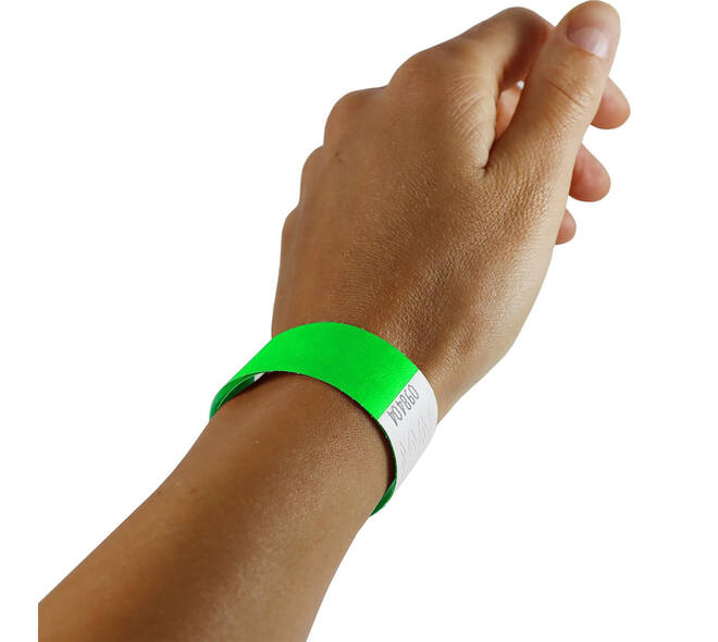 Polsband Combicraft Tyvek groen 100 stuks