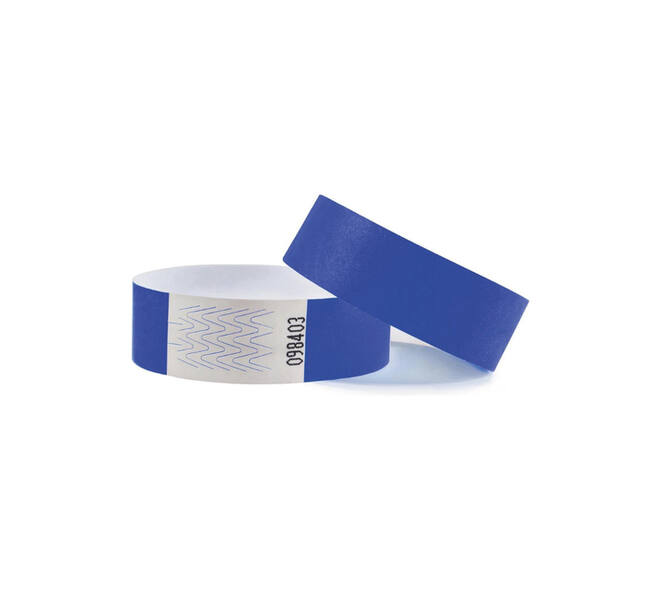 Polsband Combicraft Tyvek blauw 100 stuks