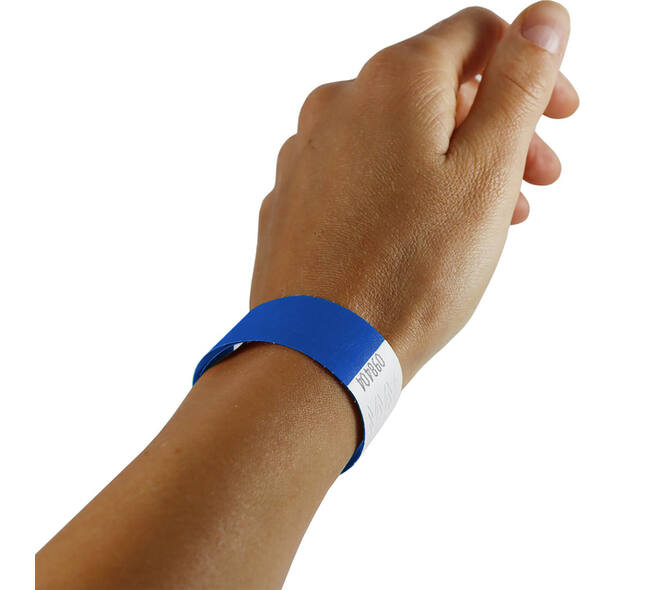 Polsband Combicraft Tyvek blauw 100 stuks