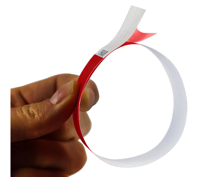 Polsband Combicraft Tyvek rood 100 stuks