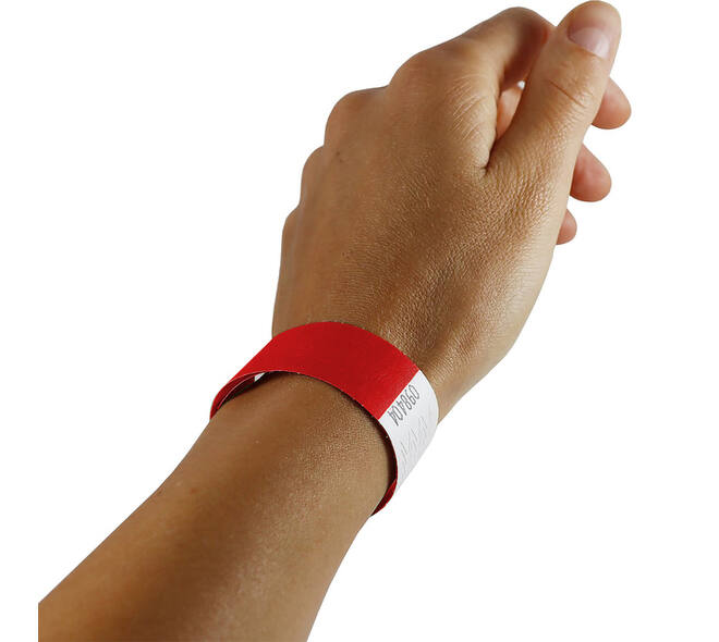 Polsband Combicraft Tyvek rood 100 stuks