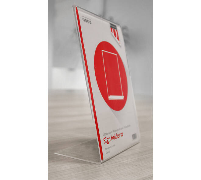 Kaarthouder Quantore A5 L-staand