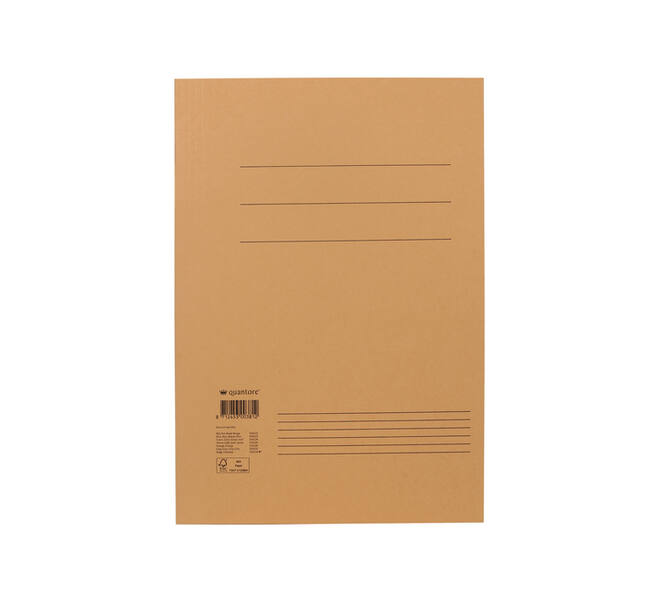 Dossiermap Quantore folio 250gr chamois