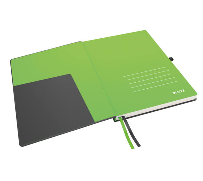 Notitieboek Leitz Complete A4 lijn 160 pagina's 100gr zwart