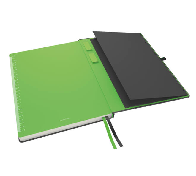Notitieboek Leitz Complete A4 lijn 160 pagina's 100gr zwart