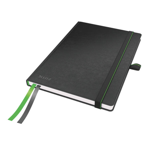 Notitieboek Leitz Complete A5 lijn 160 pagina's 100gr zwart