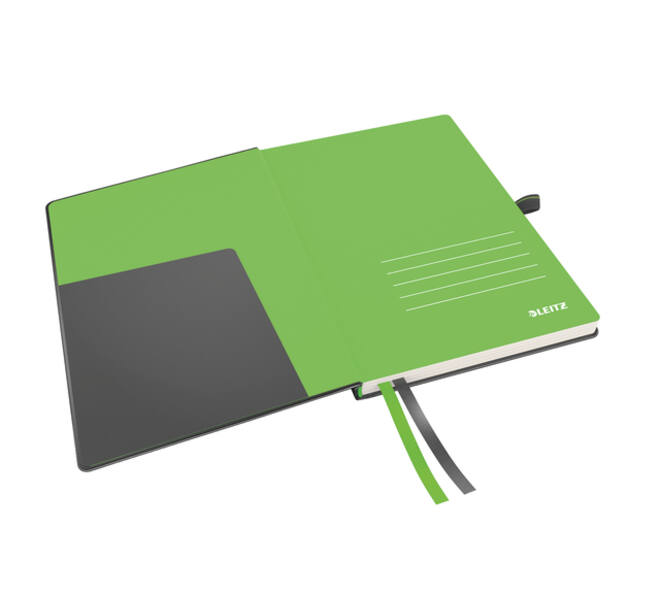 Notitieboek Leitz Complete A5 lijn 160 pagina's 100gr zwart