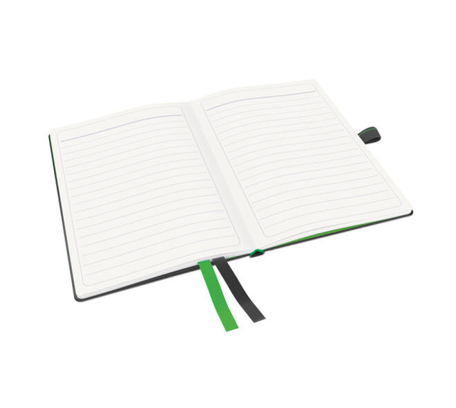 Notitieboek Leitz Complete A6 lijn 160 pagina's 100gr zwart