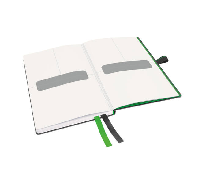 Notitieboek Leitz Complete A6 lijn 160 pagina's 100gr zwart