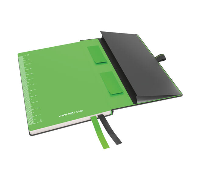 Notitieboek Leitz Complete A6 lijn 160 pagina's 100gr zwart