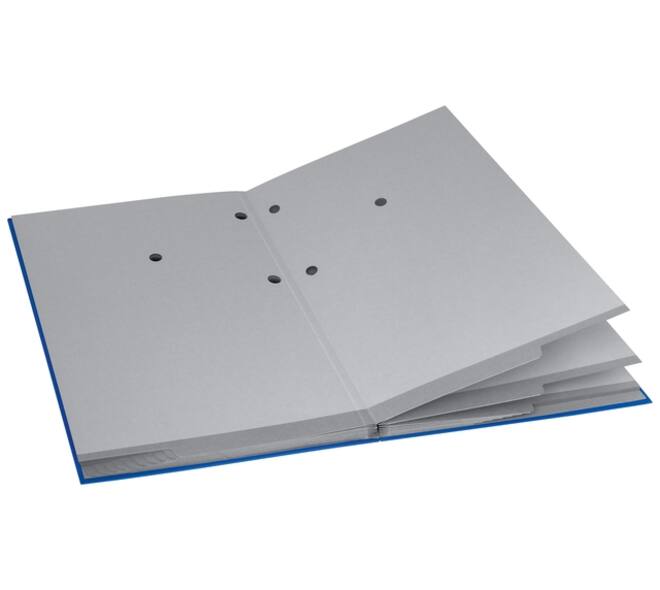 Vloeiboek Esselte karton 20 tabbladen blauw