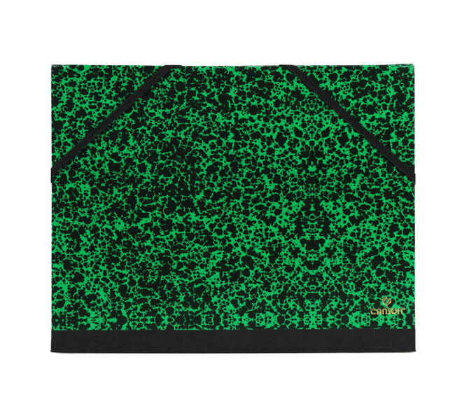Tekenmap Canson Studio Annonay elastieksluiting 520x720mm groen