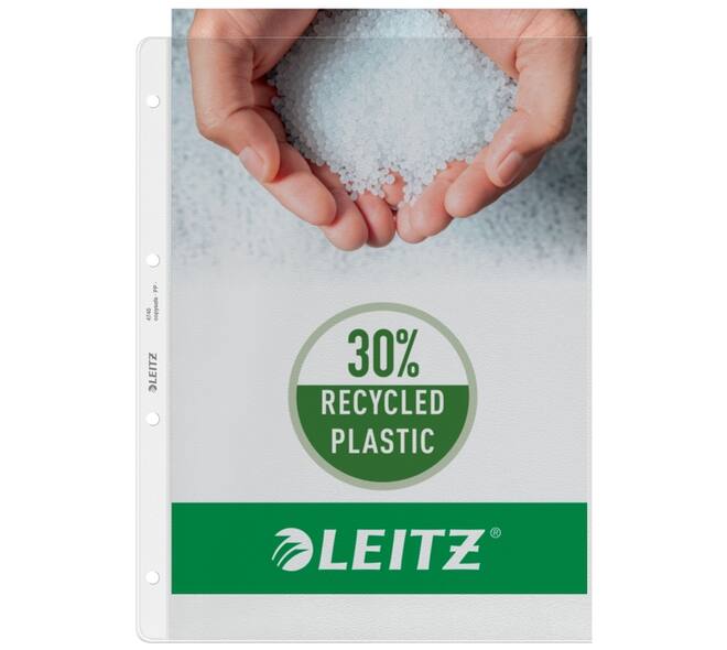 Showtas Leitz Premium copy safe 0.12mm 4-gaats PP A4 transparant 100 stuks
