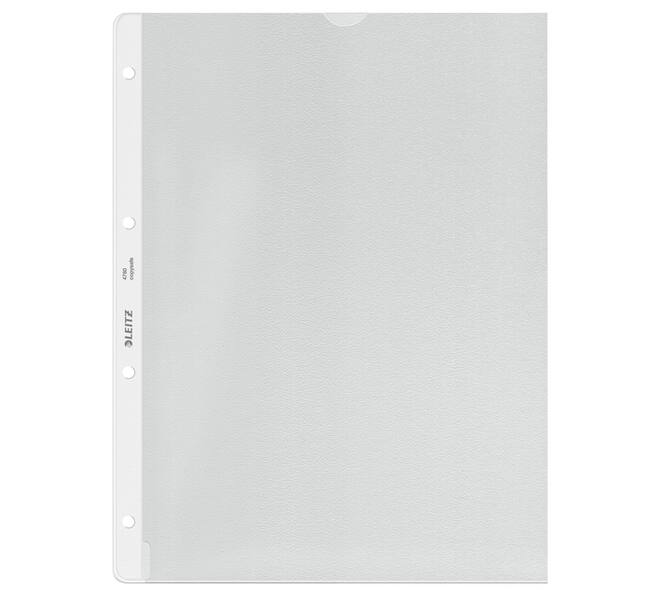 Showtas Leitz Premium met uitsnede copy safe 0.13mm PP A4 transparant 100 stuks