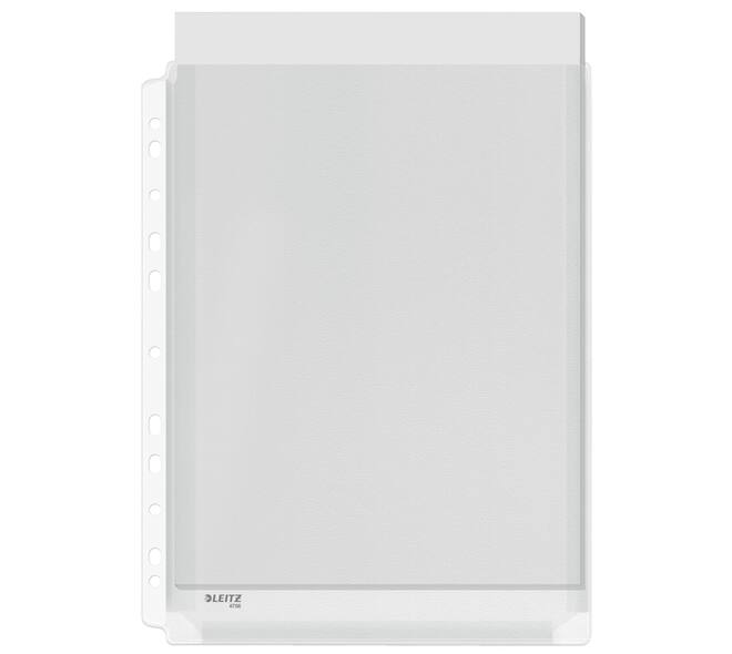 Showtas Leitz Premium copy safe 0.17mm PVC Expansievouw glashelder 10 stuks