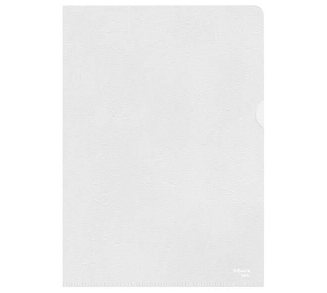 Insteekmap L-model Esselte standaard copy safe PP A4 transparant 100 stuks