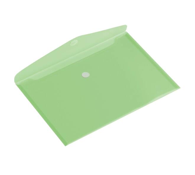 Enveloptas Europel A5 250x180mm dwars transparant groen