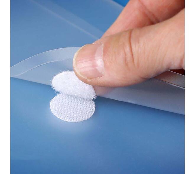 Enveloptas Europel A4 240x310mm 11-gaats PP transparant wit