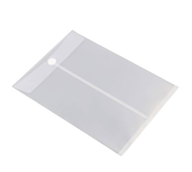 Enveloptas Europel A4 240x335mm staand PP transparant wit