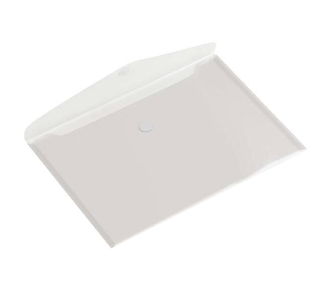 Enveloptas Europel A4 335x240mm dwars PP transparant wit