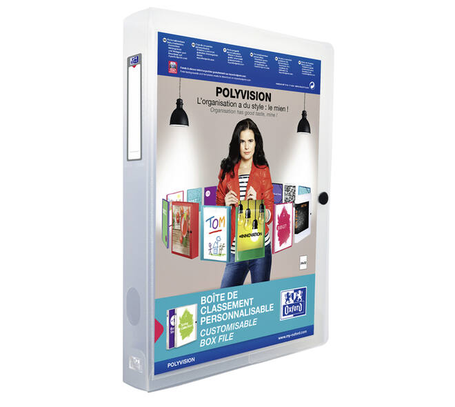 Verzamelbox Oxford Polyvision 40mm 0.7mm PP transparant
