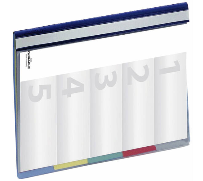 Organisatiemap Durable Divisoflex A4 blauw