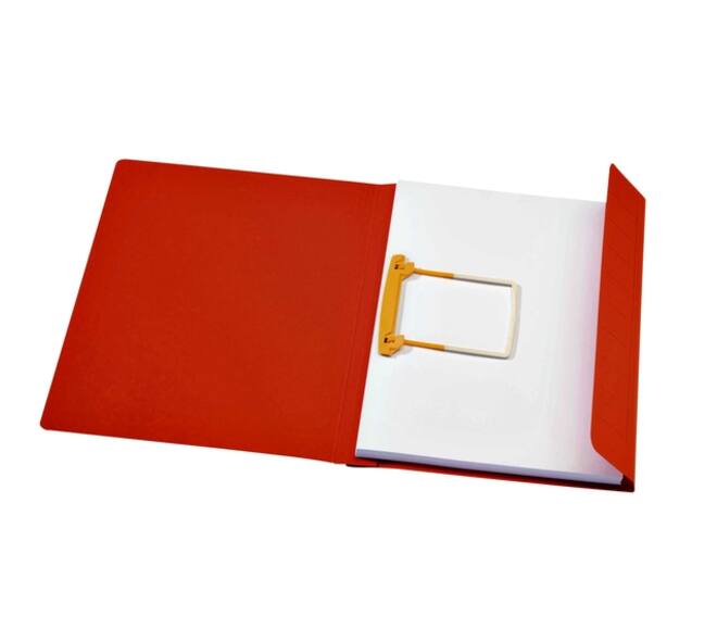 Clipmap Secolor A4 100% gerecycled karton 250gr rood verpakt per 50 stuks