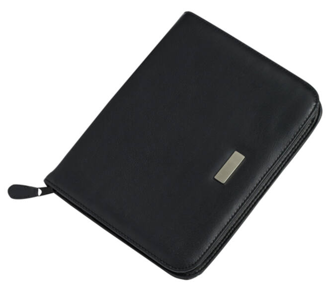 Schrijfmap Rillstab Excellent deluxe A5 lederlook zwart