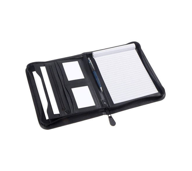 Schrijfmap Rillstab Excellent deluxe A5 lederlook zwart