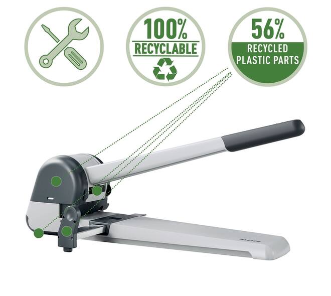 Perforator Leitz 5182 super 250 vel zilver