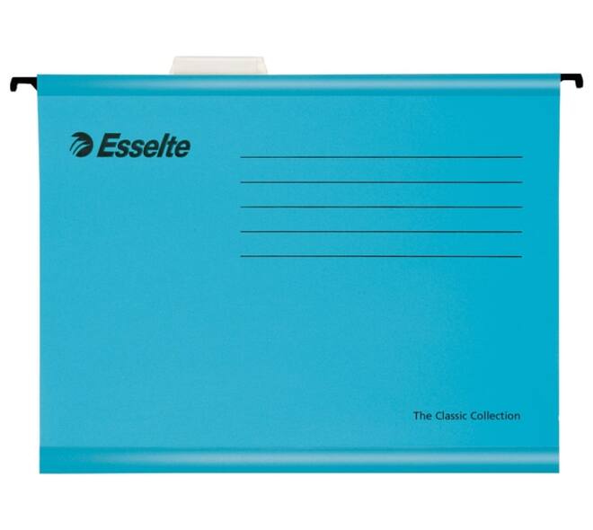 Hangmap Esselte Classic folio V-bodem 382x240mm blauw
