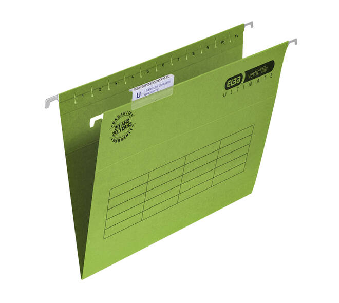 Hangmap Elba Verticfile Ultimate A4 V bodem groen