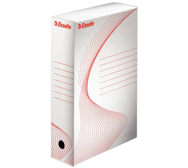 Archiefdoos Esselte Boxycolor 80mm 352x250mm wit