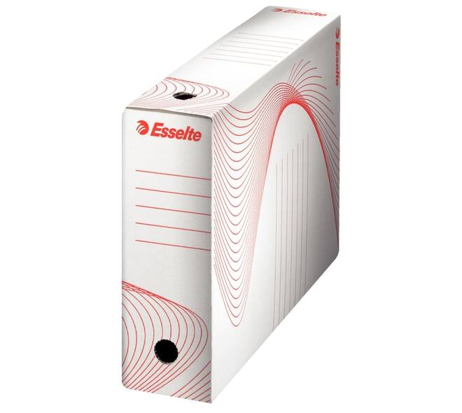 Archiefdoos Esselte Boxycolor 80mm 352x250mm wit