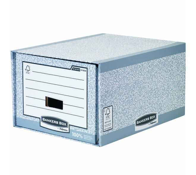 Archieflade Bankers Box A4 System A4 grijs