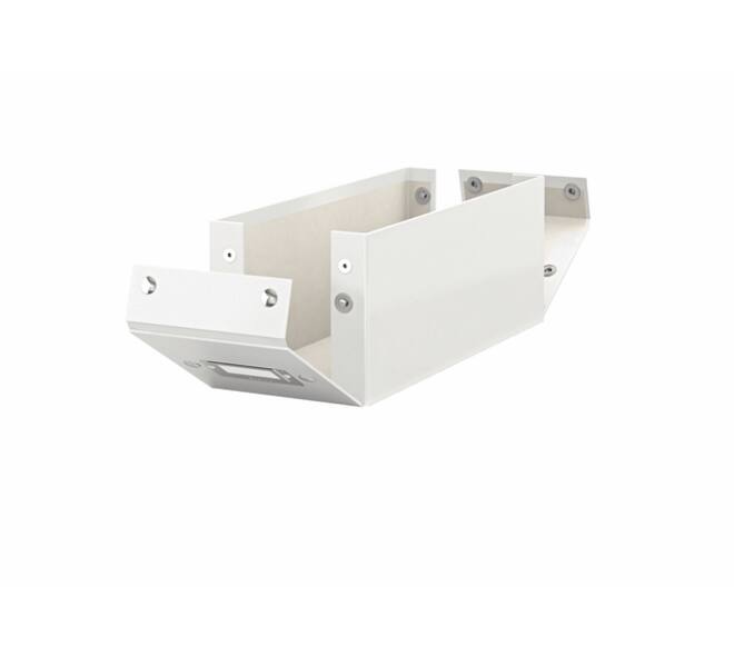 CD-opbergdoos Leitz Click & Store WOW  gerecycled karton 143x136x352mm wit