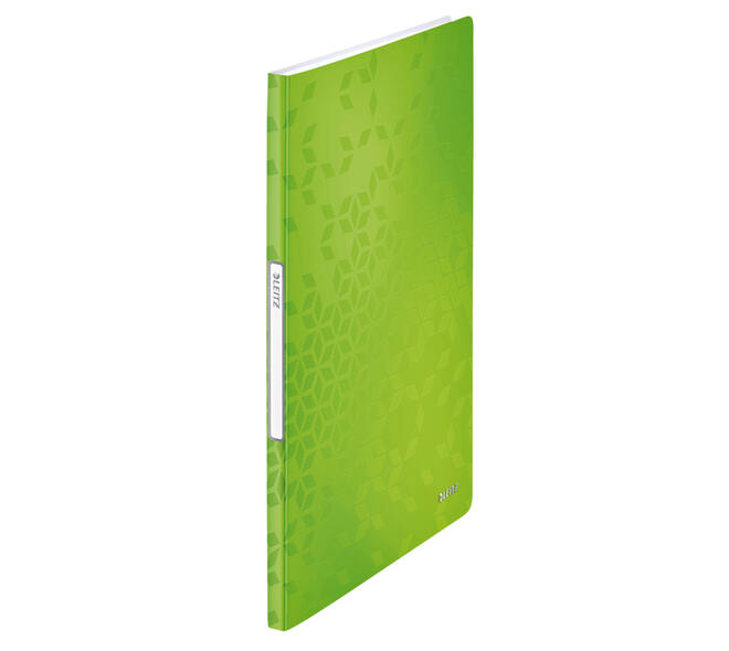 Showmap Leitz WOW A4 20-tassen PP groen