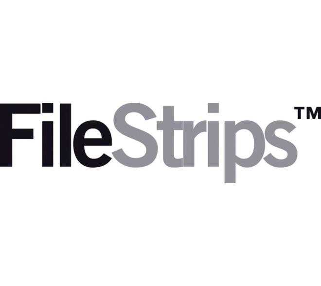Filestrip GBC 34-gaats A4 transparant 100stuks